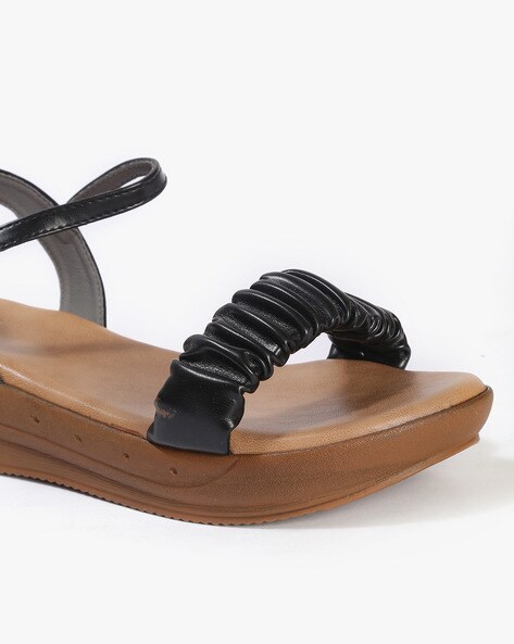 Toe loop wedge sandals new arrivals