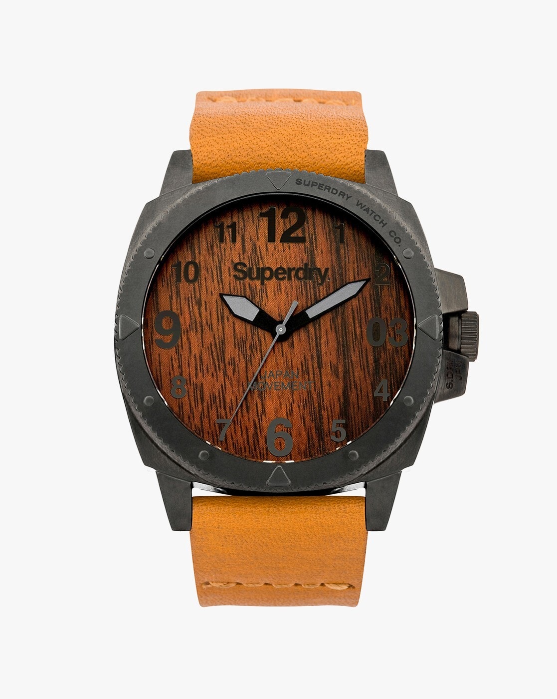 Superdry watch shop leather strap