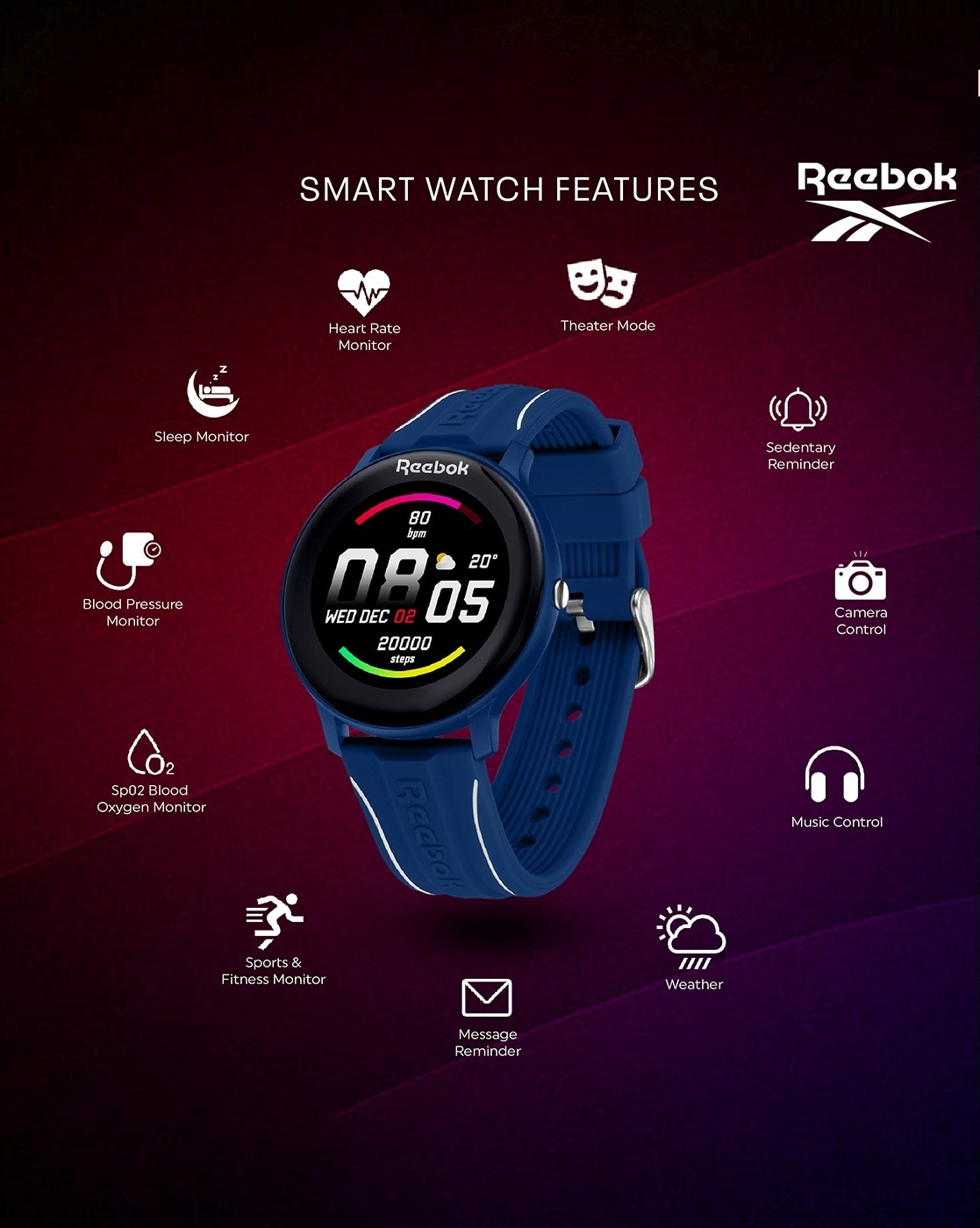 Reebok 2024 watches snapdeal