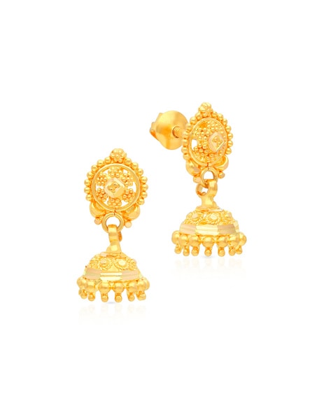 Malabar latest gold jhumka Collections | Jhumka's | Malabar | Swati nag |  Earrings - YouTube