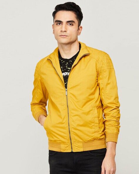 Buy Olive Green Jackets & Coats for Men by BOSSINI Online | Ajio.com