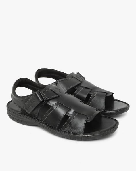 Slip-On Sandals with Velcro Closure