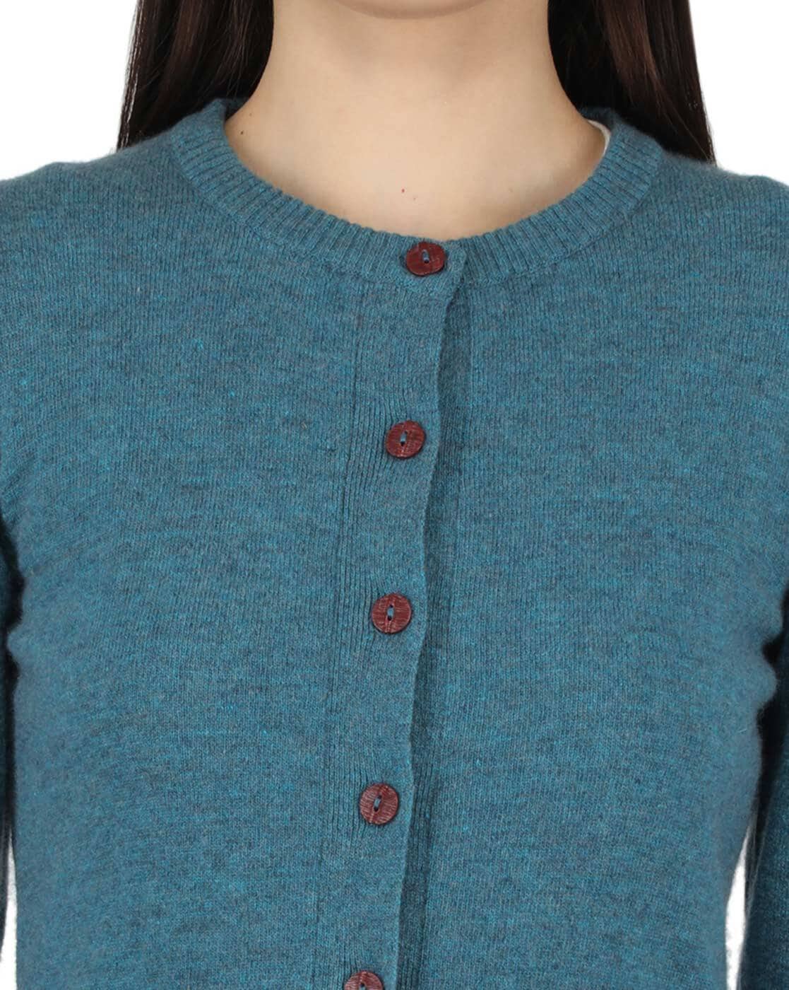 Buy Teal Sweaters & Cardigans for Women by MONTE CARLO Ajio.com