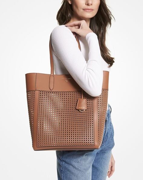 Panhandle Red Leather Company | Brown Leather Tote Bag