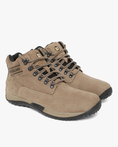 Buy Khaki Boots for Men by WOODLAND Online 