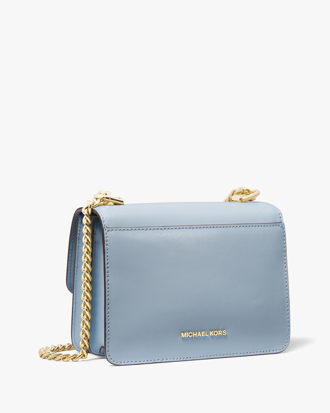 Michael Michael Kors - Electric Blue Leather Crossbody Bag w/ Gold