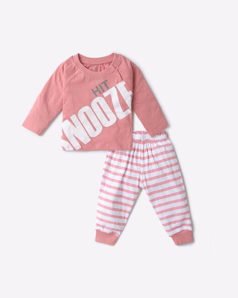 Printed Pants & T-Shirt Set