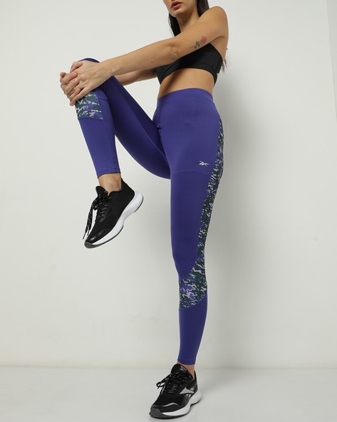 High Waist Blue Girls Gym Leggings, Skin Fit at Rs 250 in New