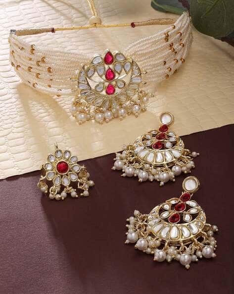 Zaveri Pearls Kundan Choker Set Amazon 61% OFF On Zaveri Pearls