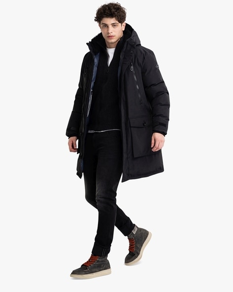 Mens long jackets online sale