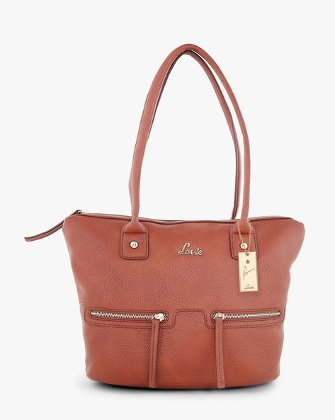 Buy LAVIE Women Tan Tote Tan Online @ Best Price in India