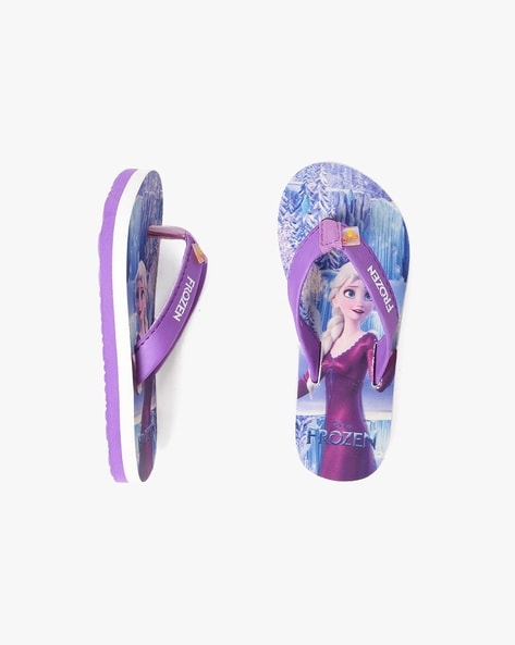 Girls purple 2025 flip flops