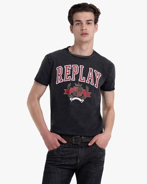 Men by Online REPLAY Buy for Blackboard Tshirts