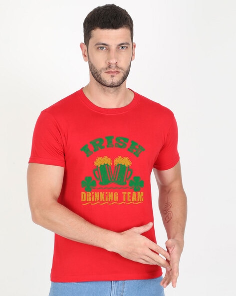 Graphic Print Crew-Neck T-shirt