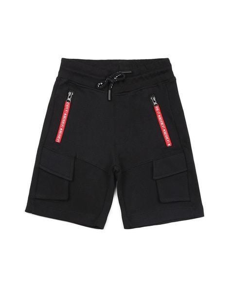 Buy Black Shorts & 3/4ths for Boys by SHARKTRIBE Online | Ajio.com