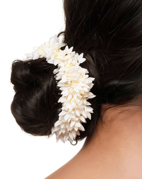 Buy White Hair Accessories for Women by Viraasi Online Buy White Hair Accessories for Women by Viraasi Online