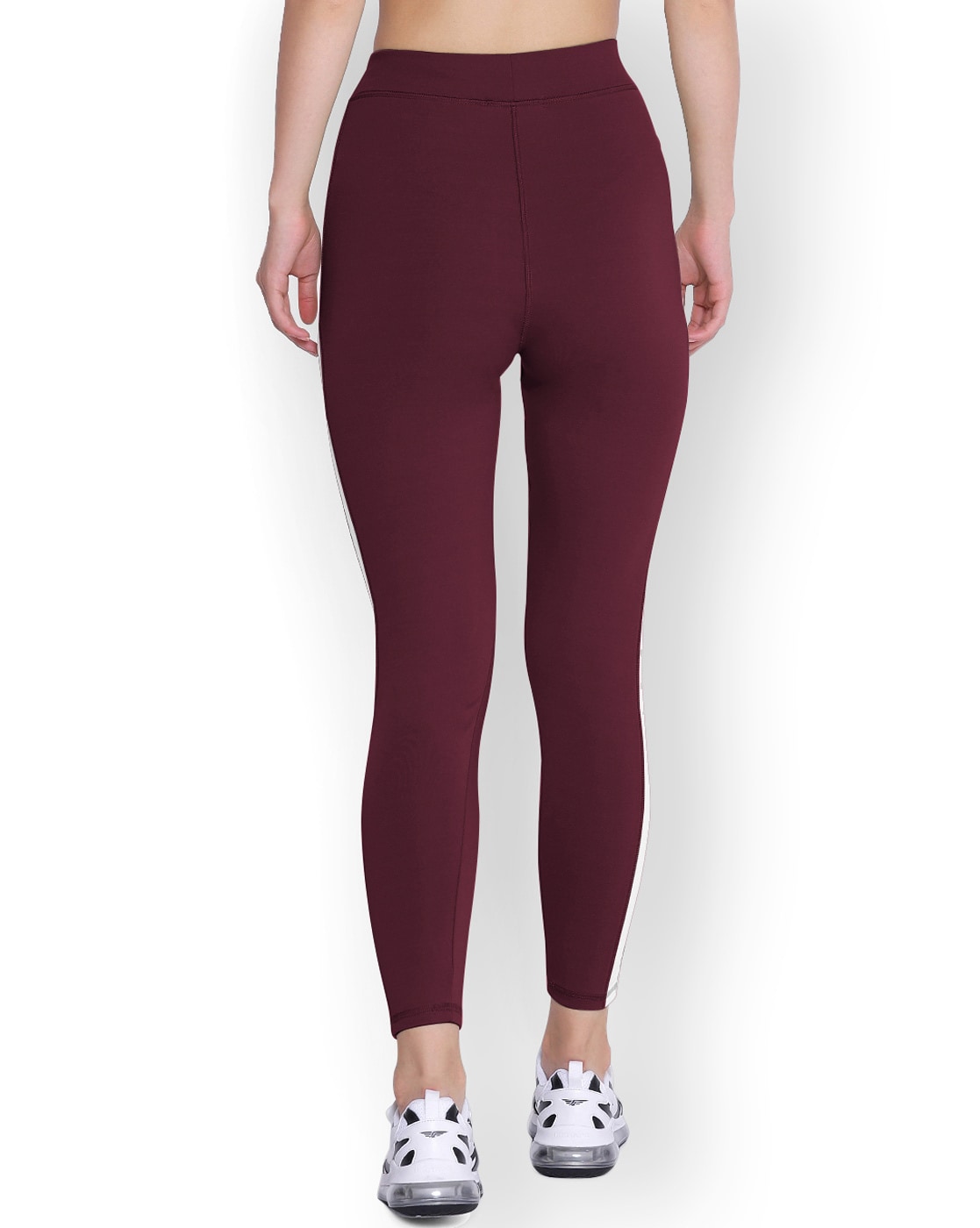 Buy Maroon Leggings for Women by SHARKTRIBE Online