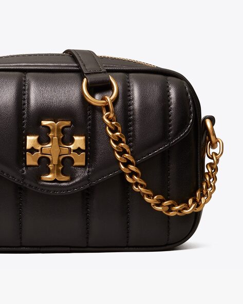 Buy Tory Burch Mini Kira Chevron Bag with Adjustable Strap, Black Color  Women