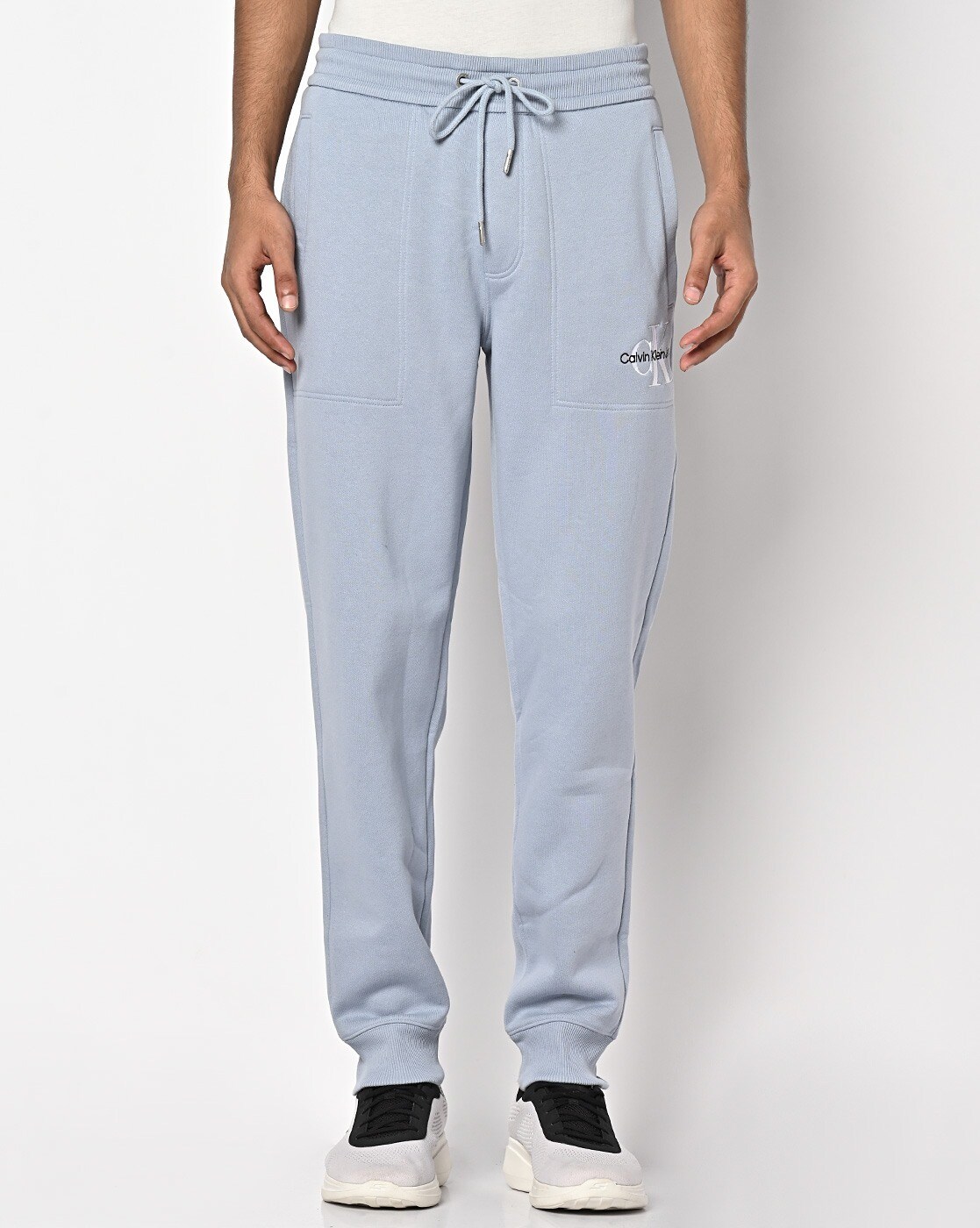 Calvin klein grey track pants sale