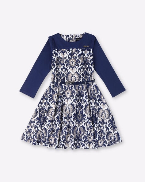 Buy Silver Dresses & Frocks for Girls by Tiny Girl Online | Ajio.com