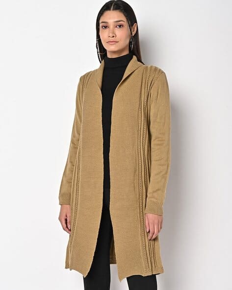 Buy Beige Sweaters Cardigans for Women by American Eye Online
