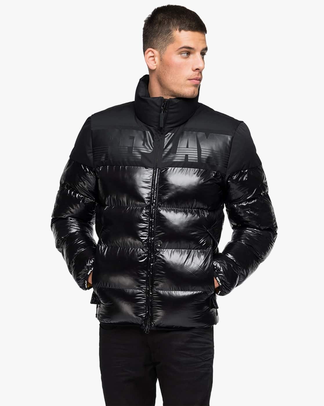 Buy Black Jackets & Coats for Men by REPLAY Online | Ajio.com