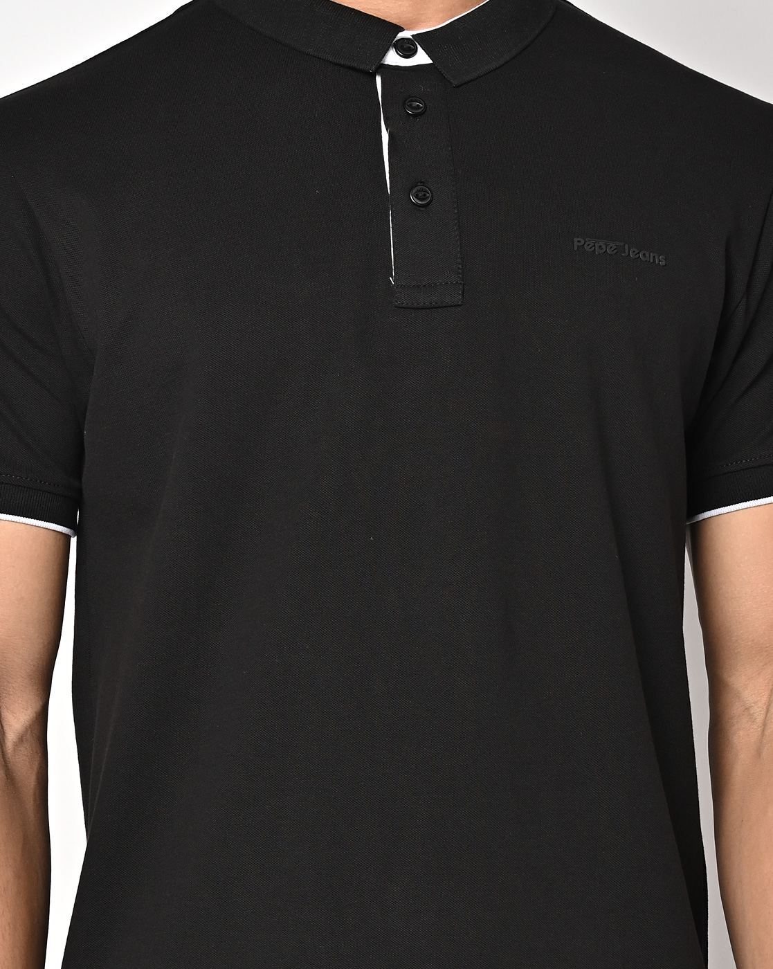 Pepe Jeans Original Stretch T-Shirts & Polo Shirts Men Black - XS -  Short-Sleeved T-Shirts Shirt at  Men's Clothing store