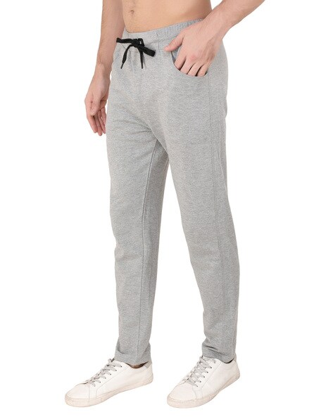 Mountain Colours Solid Men Black Track Pants - Price History