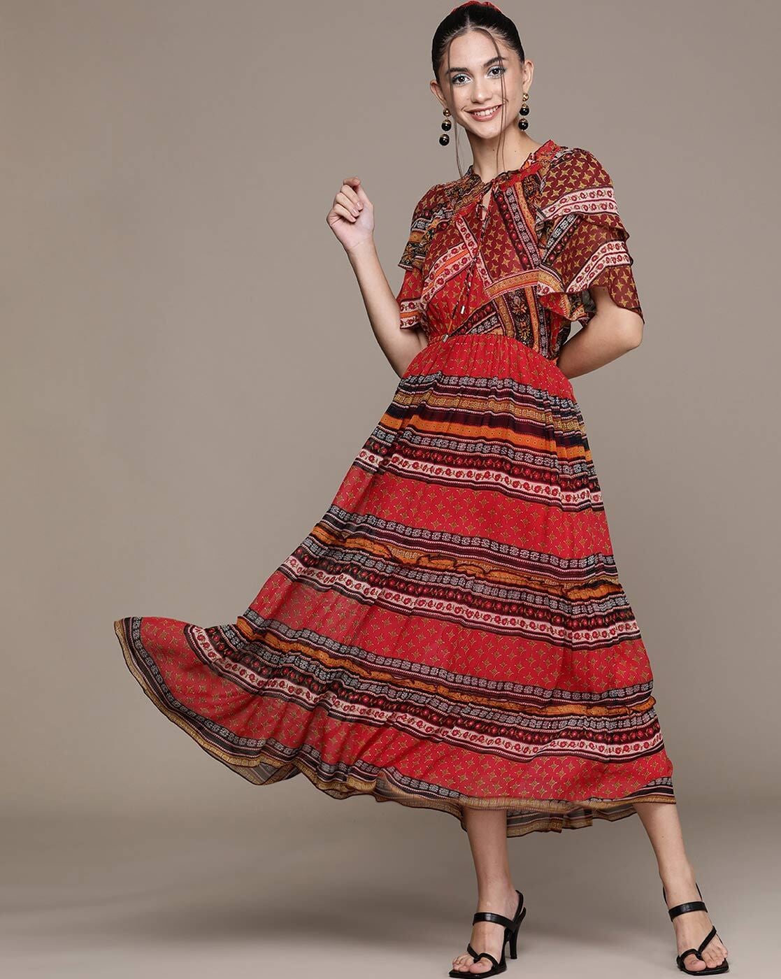 Buy Black Dresses for Women by LABEL RITU KUMAR Online | Ajio.com