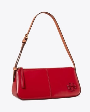 Buy Tory Burch McGraw Spazzolato Wedge with Adjustable Strap | Red Color  Women | AJIO LUXE