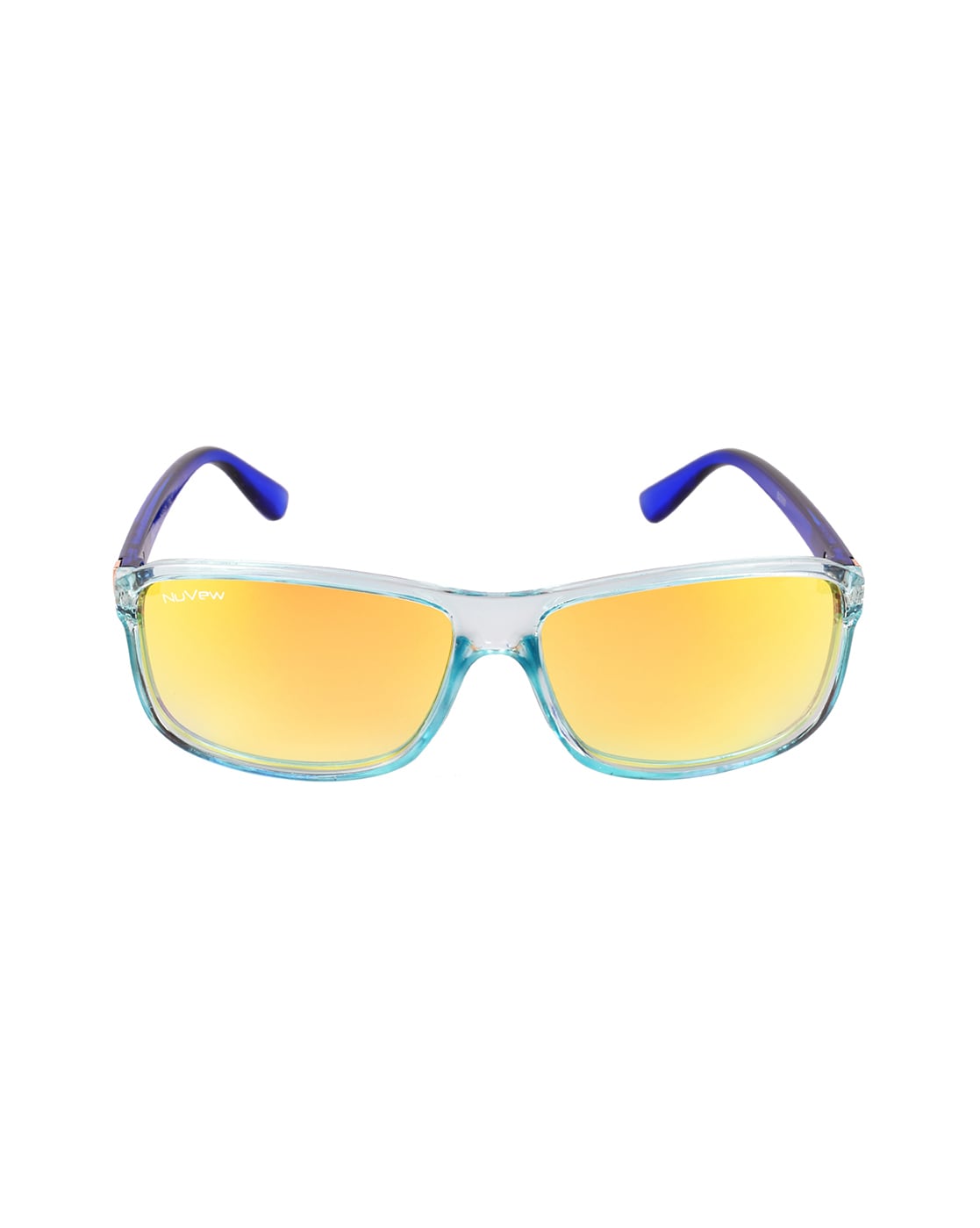 blue clear sunglasses