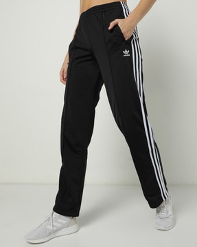 Adidas 90s high waisted popper track pants jogging sweatpants trackpant  vintage retro black white size M colorblock street style streetwear   Street style grunge Vintage outfits Vintage outfits 90s