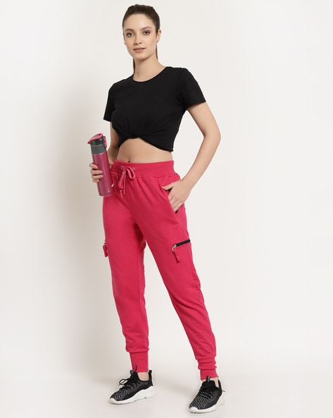 UZARUS Women's Joggers Stretchable Pants | Slim Fit Casual Joggers for  Women | Straight Relaxed Fit Trousers | Gym Pants