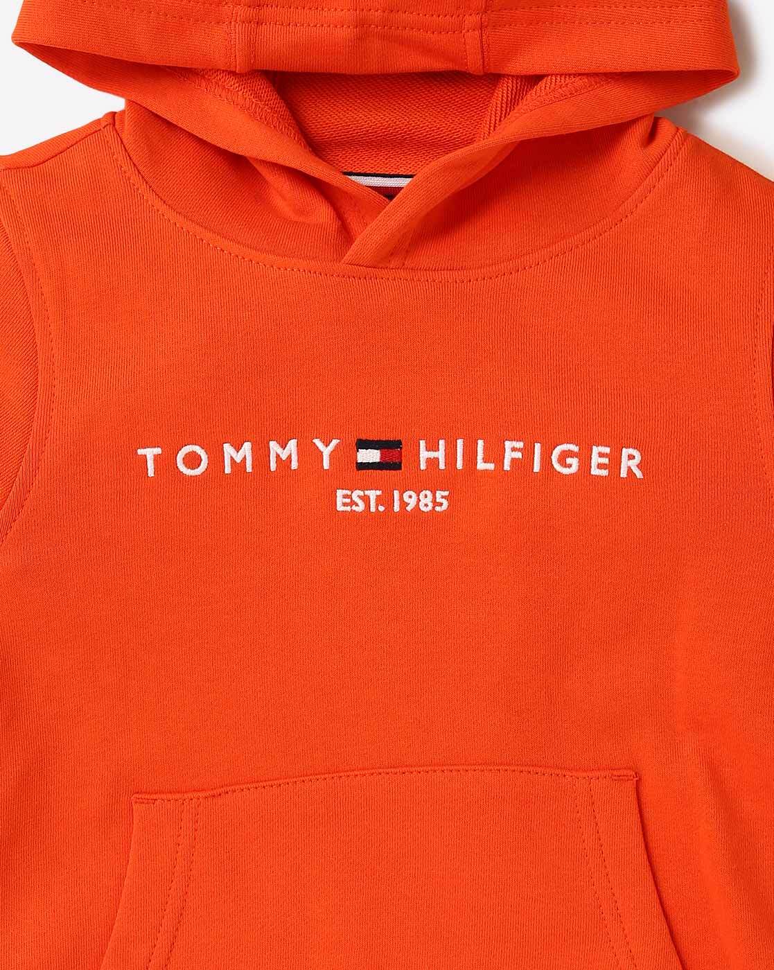 Orange tommy cheap hilfiger hoodie