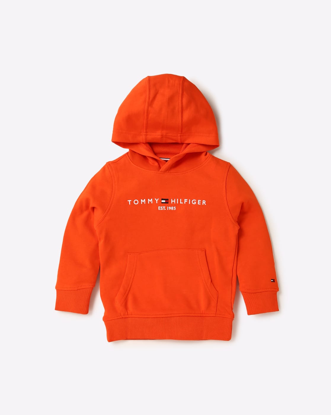 Buy Acid Orange Sweatshirts Hoodie for Boys by TOMMY HILFIGER