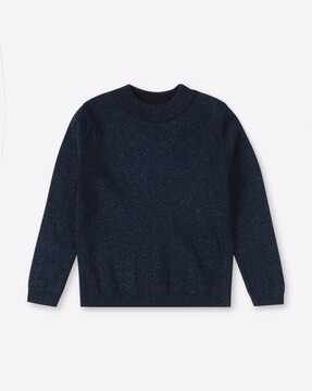 navy glitter jumper