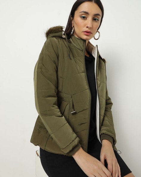 Buy Green Jackets & Coats for Women by Fort Collins Online