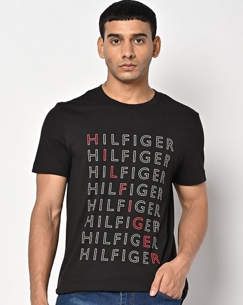 Buy Black Tshirts for Men by TOMMY HILFIGER Online