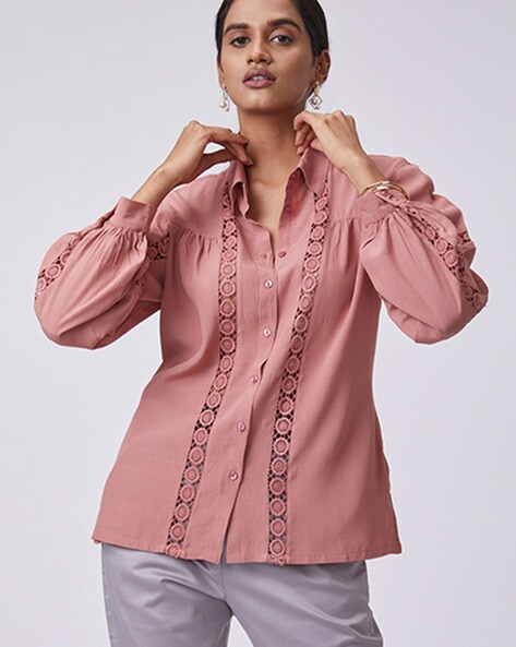 Buy Pink Shirts for Women by Not So Pink Online