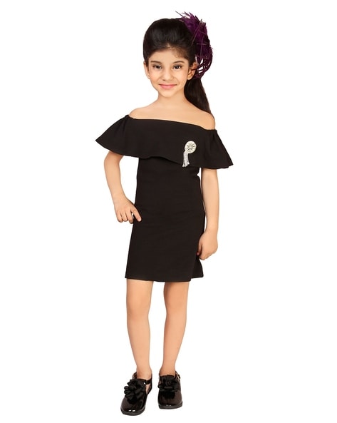 Classic Maroon Party Wear Gown Off Shoulder Age Group: Kids at Best Price  in Mumbai | Lei - Chie Clothing Co.