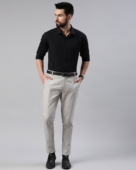 Buy Grey Trousers & Pants for Men by White Heart Online