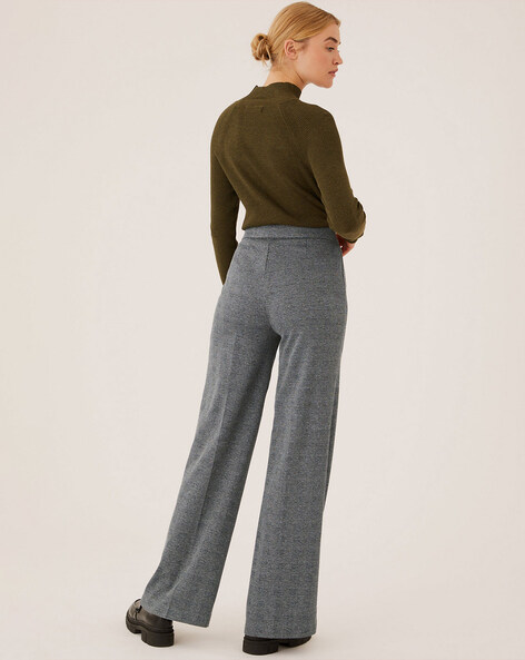 WIDE-LEG TAILORED WOOL TROUSERS curated on LTK