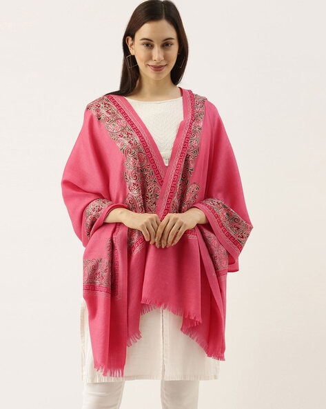 Floral Embroidered Stole Price in India