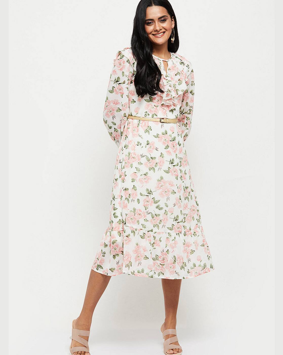Buy Ivory Dresses for Women by max Online | Ajio.com