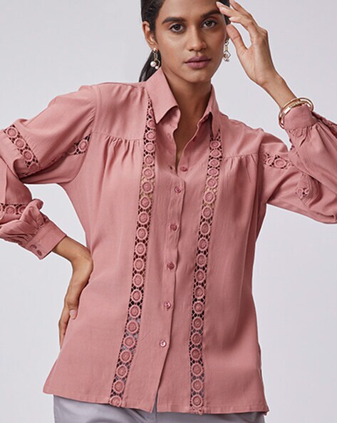 Buy Pink Shirts for Women by Not So Pink Online