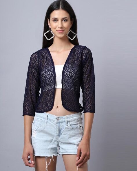 Lace on sale shrugs online