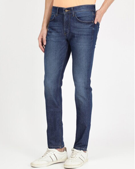 Slim Fit Jeans with Insert Pockets