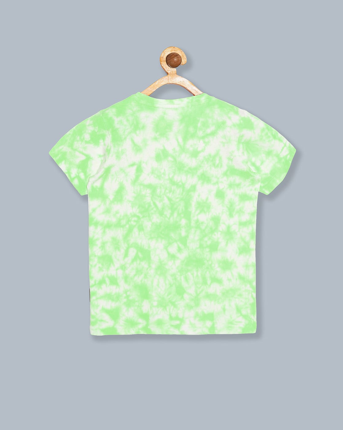 Buy Jet Black Pastel Green Tshirts for Boys by Kiddopanti Online