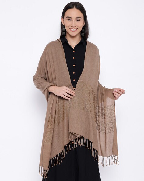 Embellished Stole with Tassels Price in India
