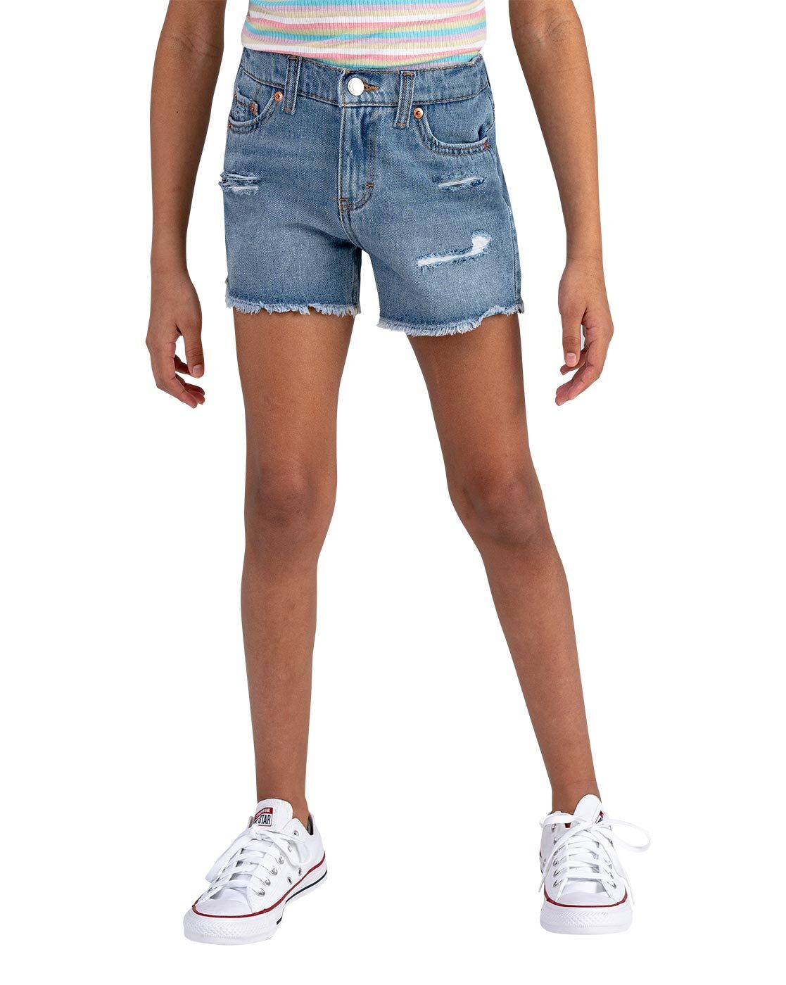 Buy Blue Shorts & 3/4ths for Girls by LEVIS Online 